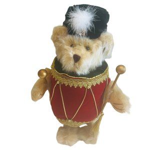 Harrods Toy Kingdom Plush Bear Red Drum Holding Drumsticks Christmas Royal Guard